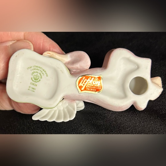 Lefton China sleeping angel figurine, The Christopher Collection 1983. #03824 - Picture 5 of 5